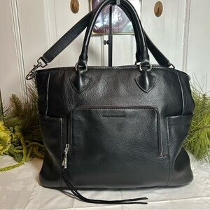 Aimee Kestenberg Classic Black Shoulder Bag